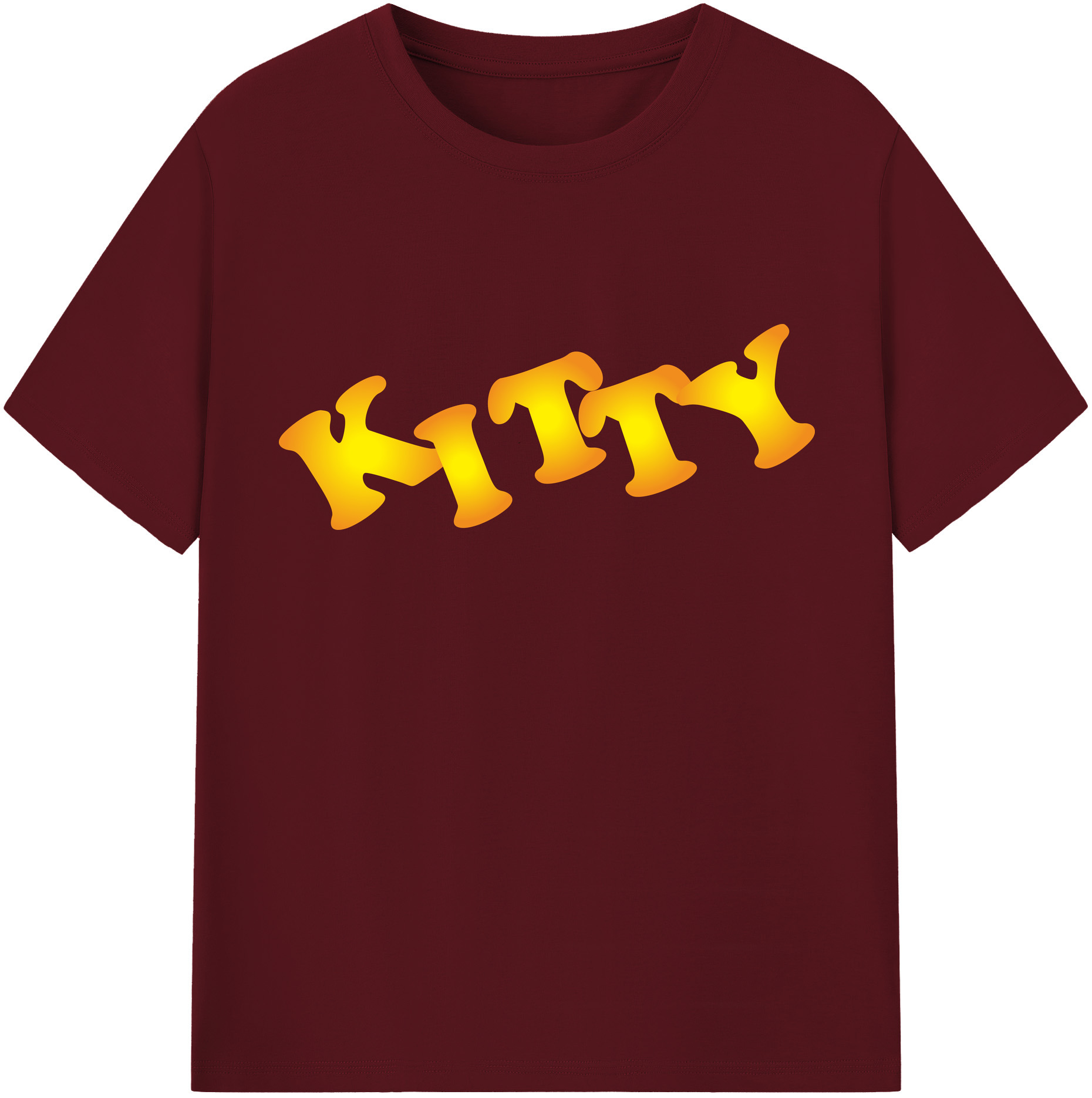 （画像用） Hello Kitty ハローキティ 綿100％半袖Tシャツ（フロントプリント）